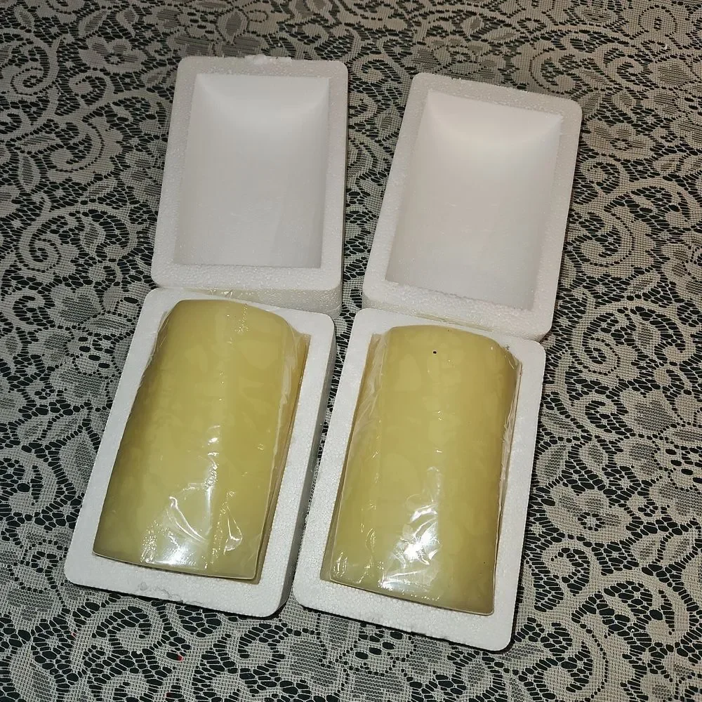 Candle Impressions Pair of Warm Glow LED Flameless Lightly Scented Candles